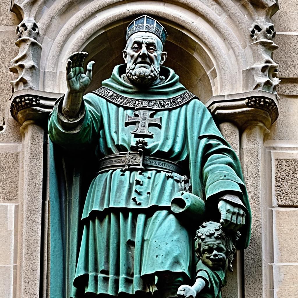 Grotesque Figure at Cologne City Hall
