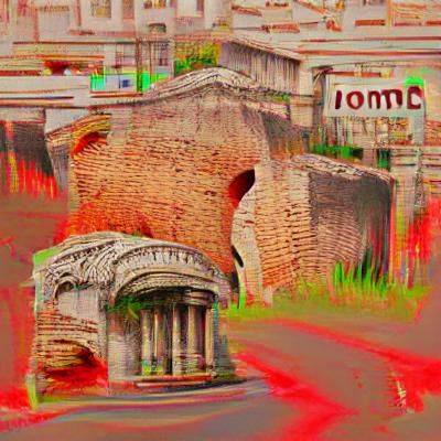 Detailed Digital Rendering of Ancient Rome
