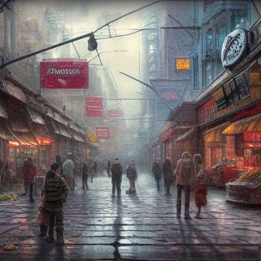 post apocalyptic shopping center