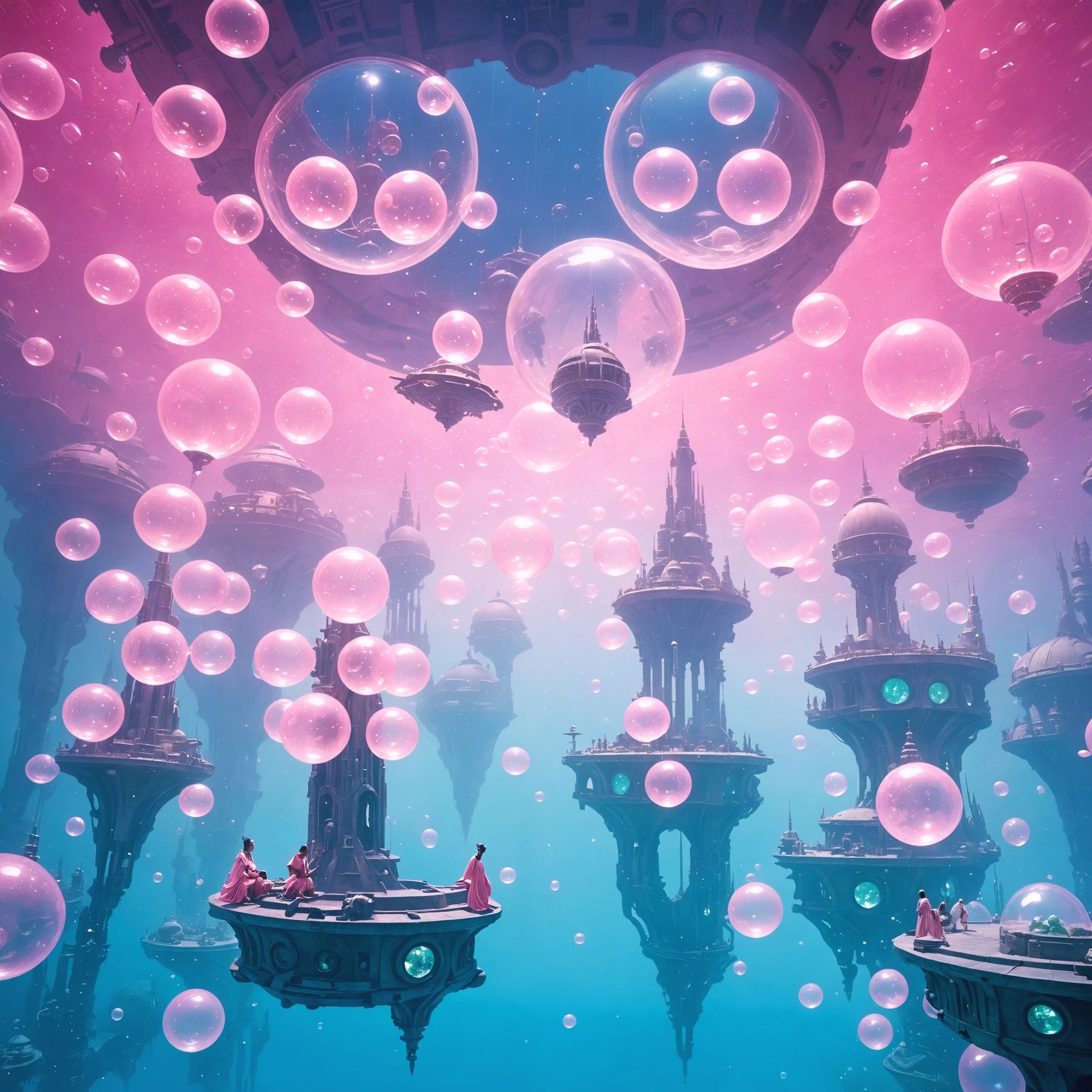 Oota Gunga: Underwater City of Naboo in CGI Style