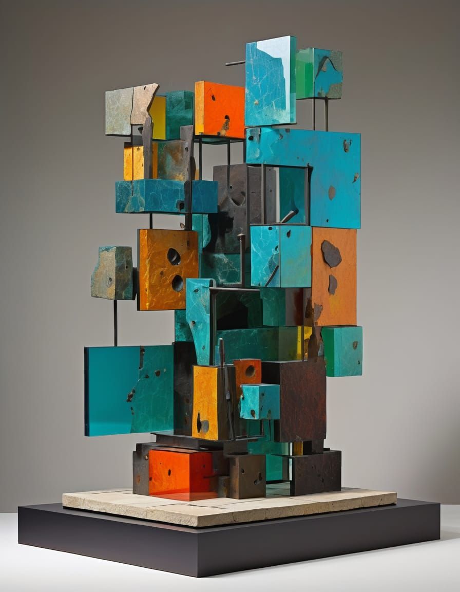 Abstract Metal Sculpture Conveys Confusion and Whimsy