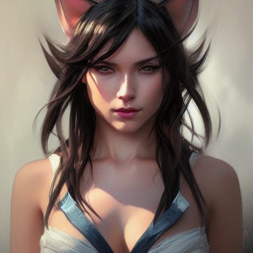 Hyperdetailed Cat Girl Portrait in Unreal Engine 5