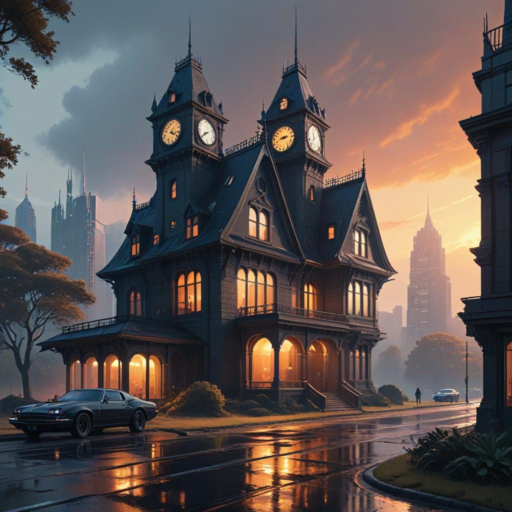 Elegant Victorian Skyscraper Merges Past and Future