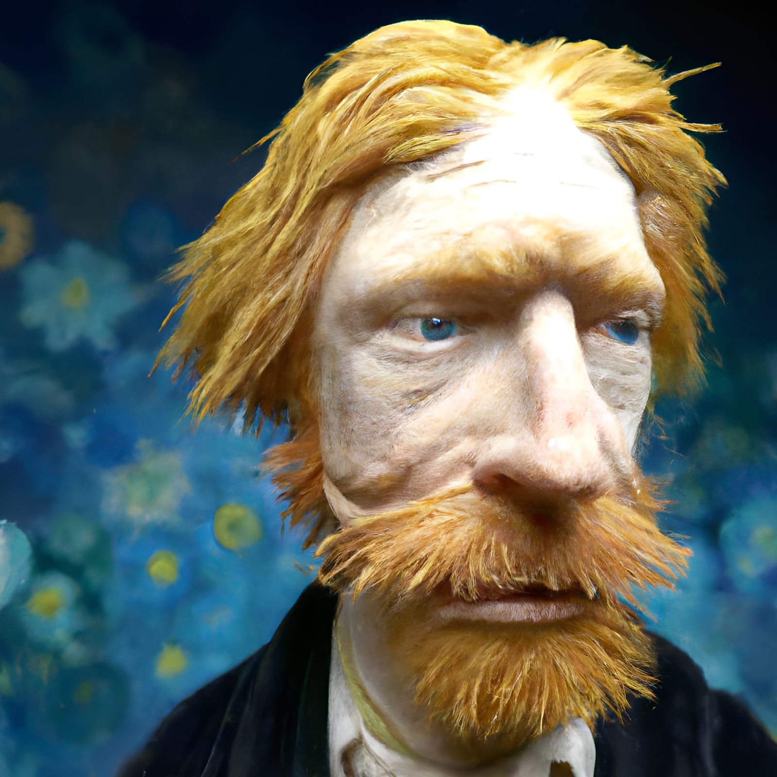 Van Gogh as a Muppet: Hyperrealistic Stop Motion