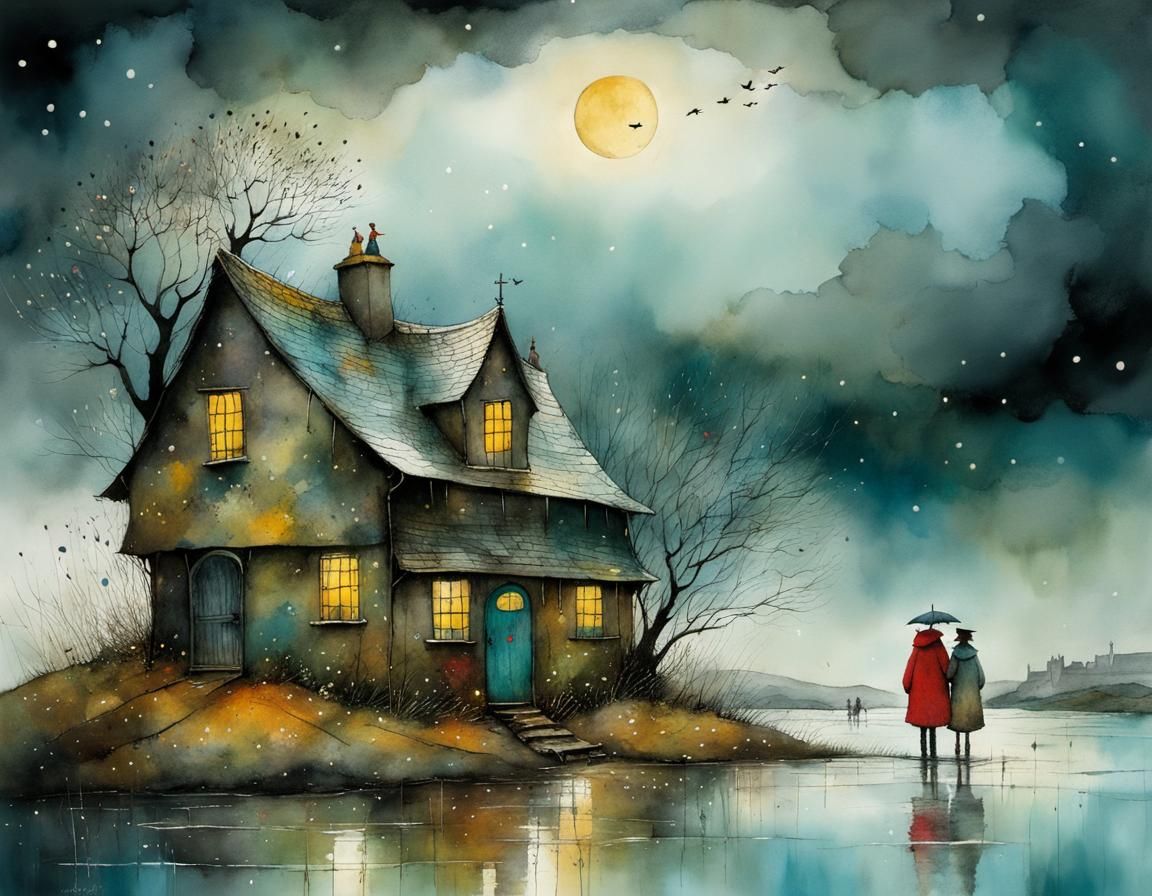 Storm Shelter Whimsy in Muted Colors