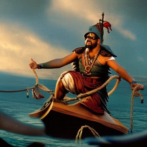 Sinbad as Sinbad the Sailor: Digital Matte Painting