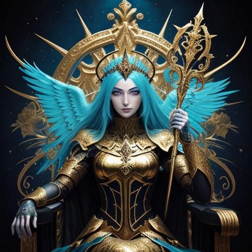 Gothic Angel Knight Against Demon Army