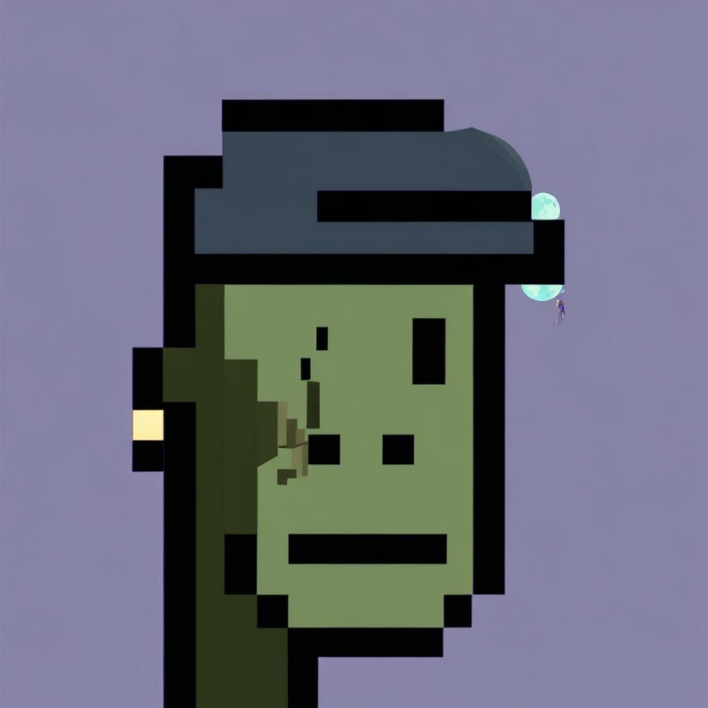 Astronaut on Barren Planet in Low-Poly Art