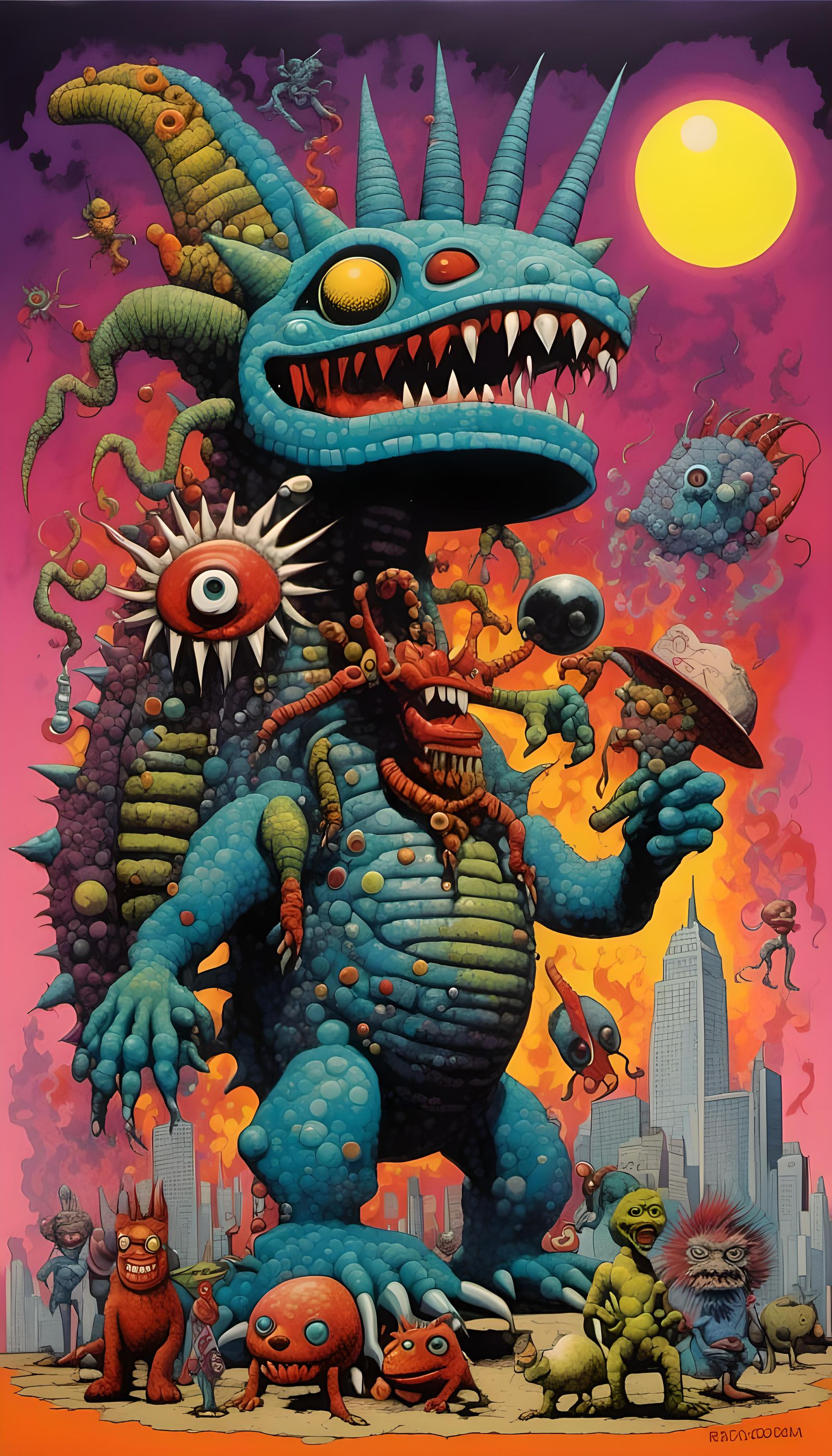 Grüt weird Kaiju (Step 1)