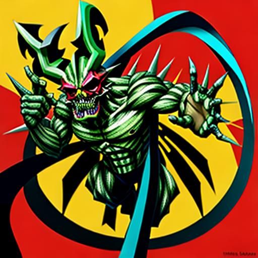 AI-Generated Distorted Abstract Image