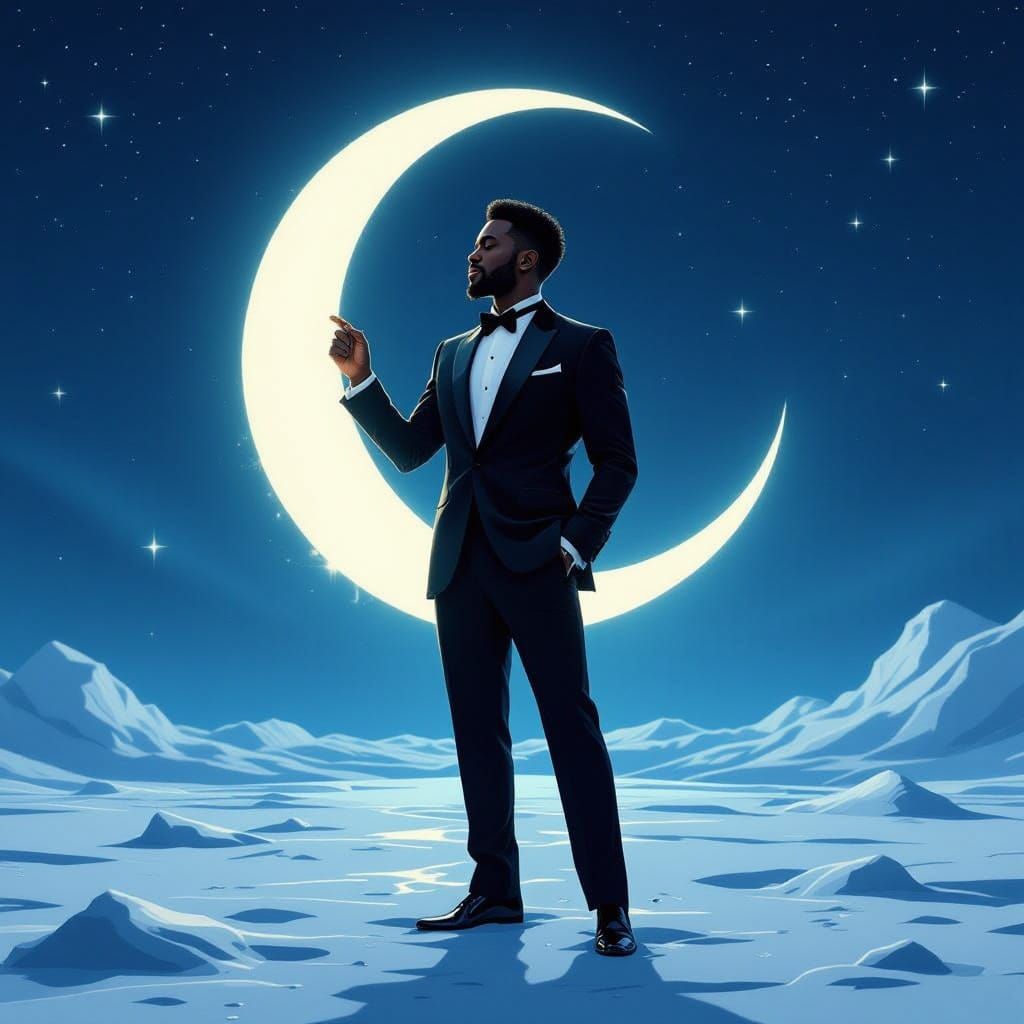 Confident Singer Carves Legacy on Lunar Horizon