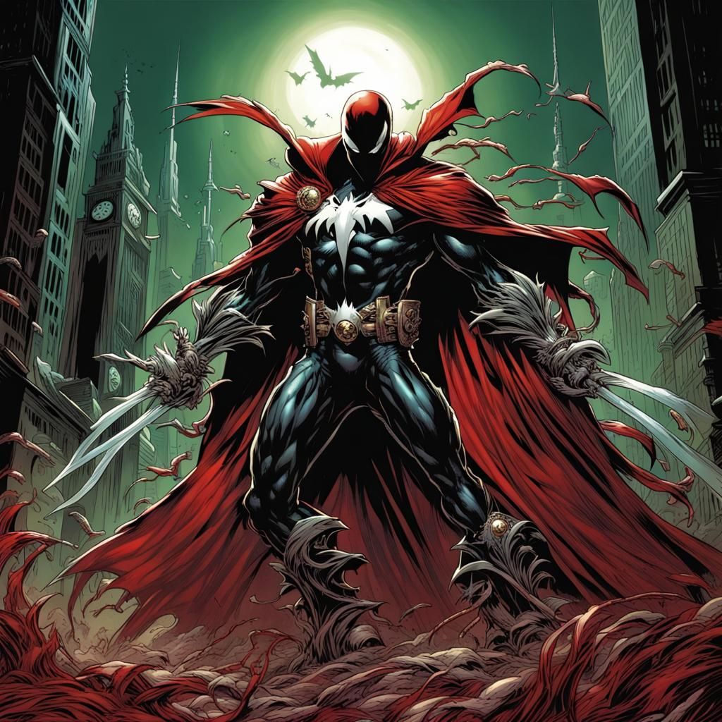 Spawn Comic Book Art by Mark Brooks and Dan Mumford