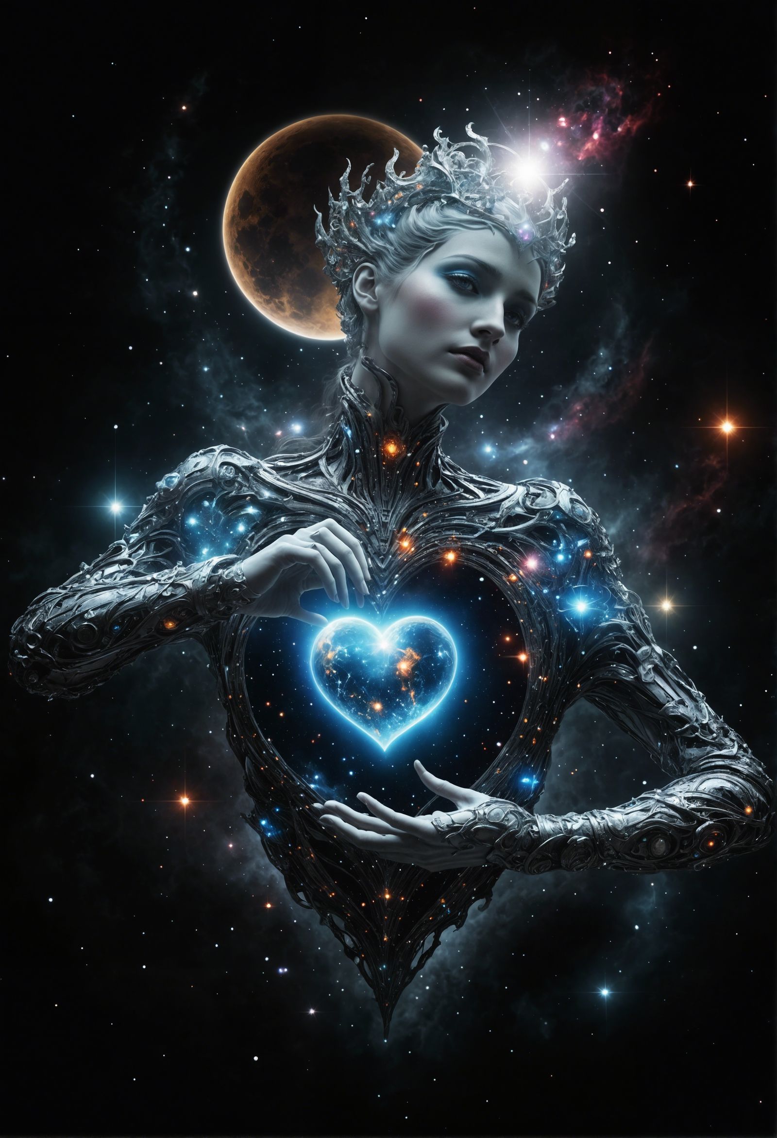 Hyperreal Cosmic Love in Ominous Astral Space