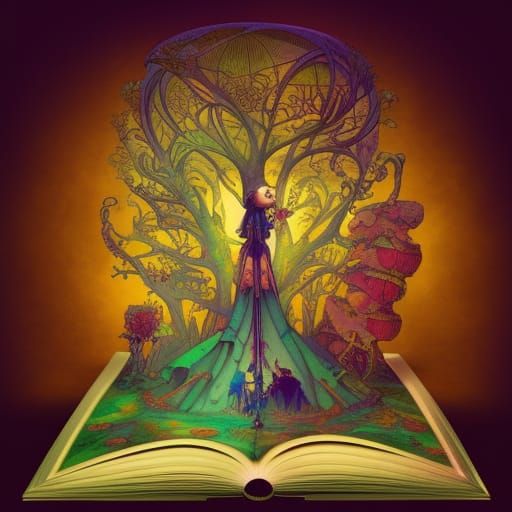 Magic Treehouse in Shell: 3D Pop-Up Book Style