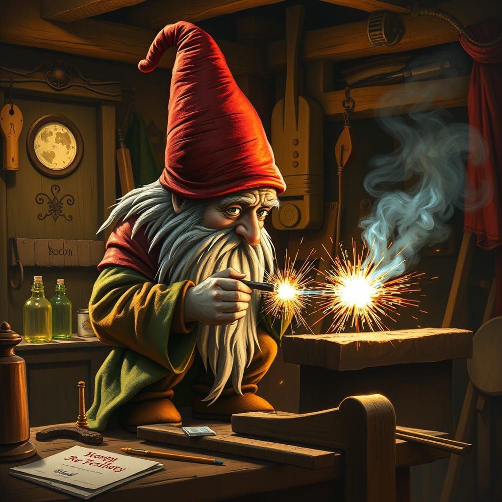 Gnome Forges Reality in Fantasy Workshop