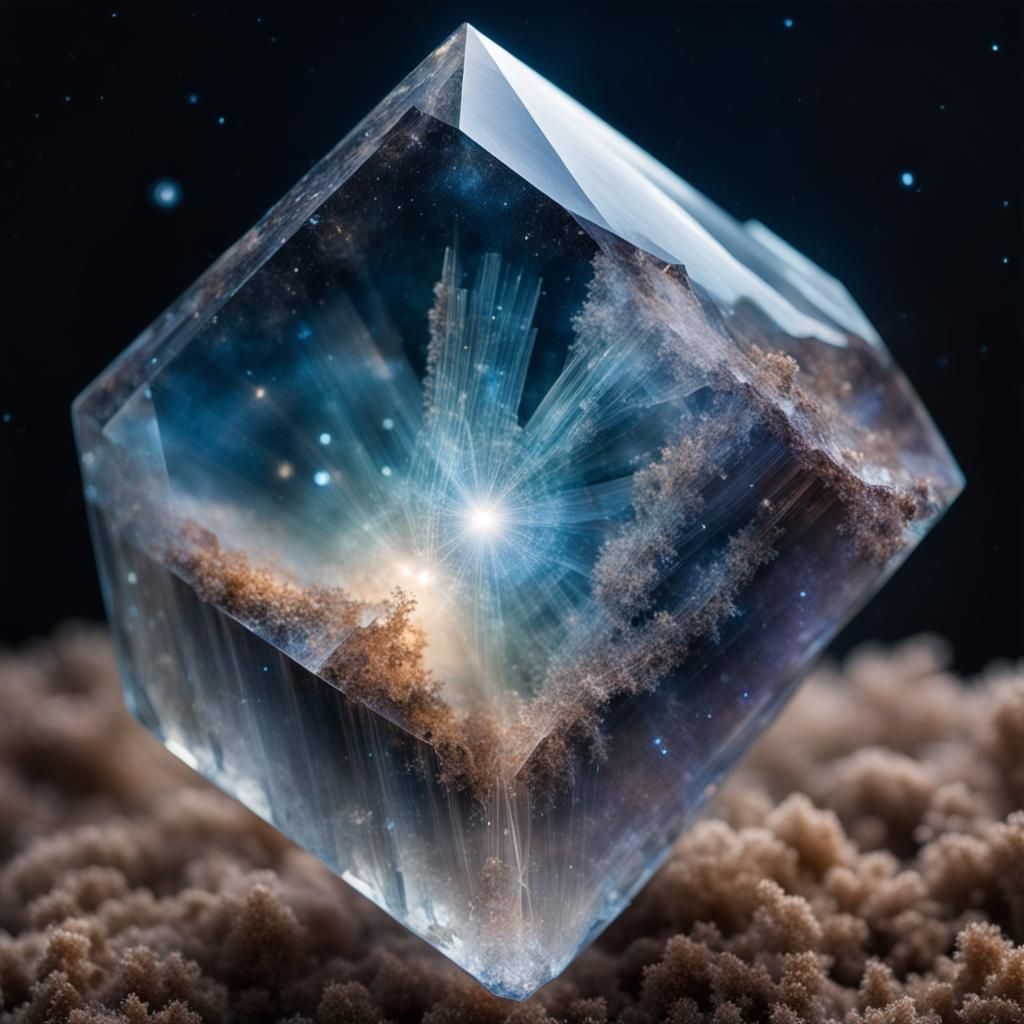 Galactic Crystal: A Window to Space and Time
