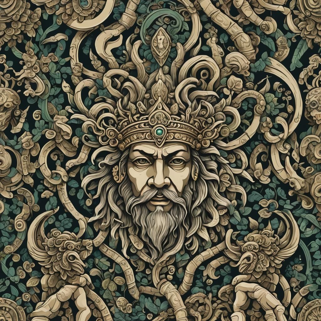 Abstract Mythical Concept Art