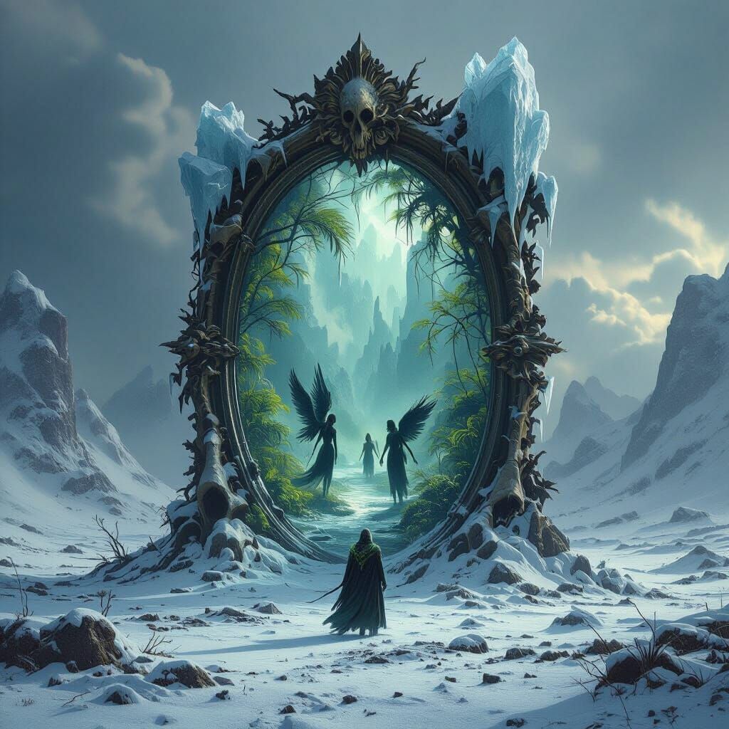 Ancient Mirror Reflects a Lush Jungle