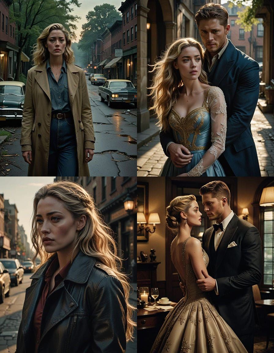 Stunning Cinematic Portrait of a Romantic Moment