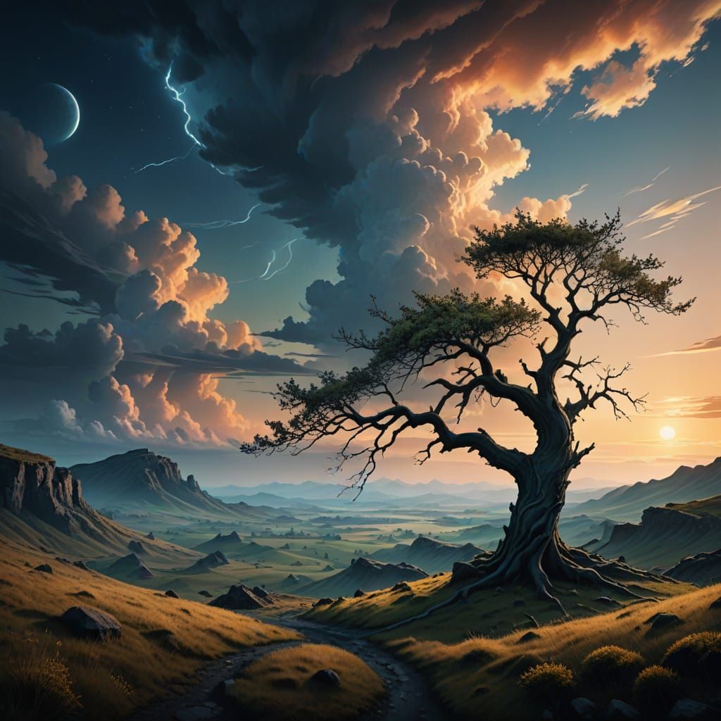 Aurora Aksnes Stands Amidst Eerie Ash Tree Landscape