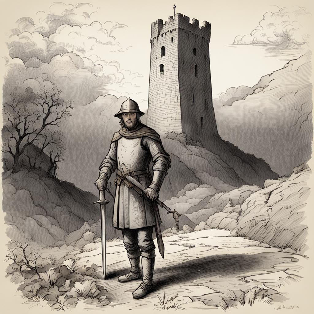 Childe Roland's Dark Tower Quest: Fantasy Art