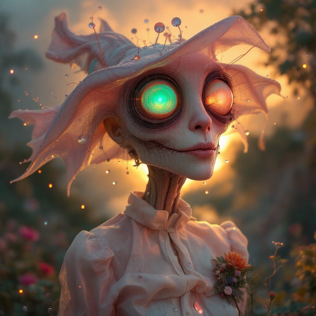 Exuberant Aliens in Couture Fashion: Photorealistic Dreamsca...