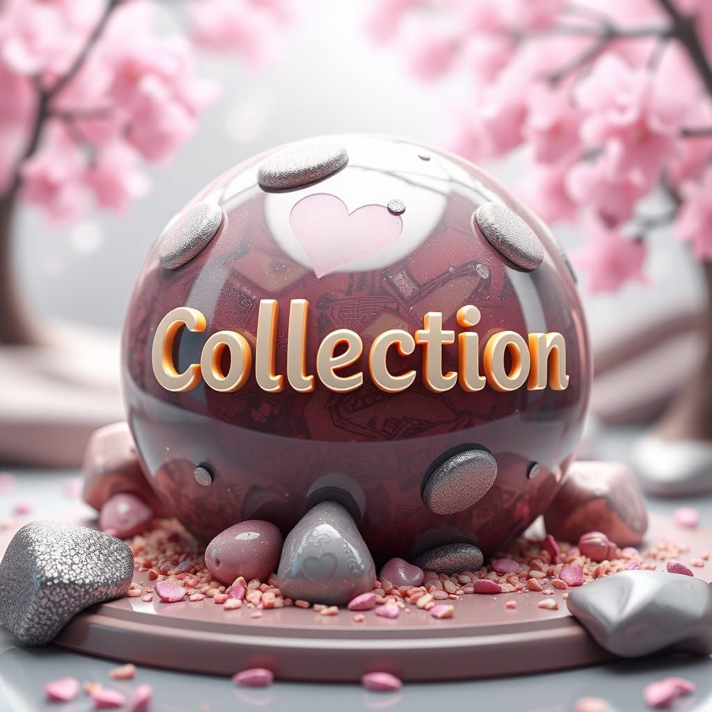 Collection in Anime Style 3D Art