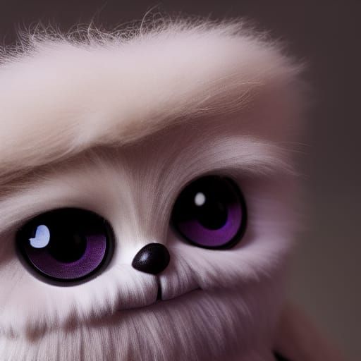 Cute Furby in Professional Photography Style