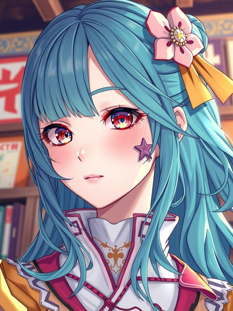 Stylized Yeri Portrait in Anime and Digital Art