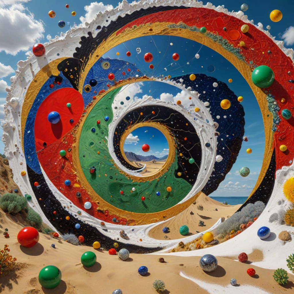 Ethereal Oasis in a Spiral Galaxy: A Photorealistic 3D Maste...