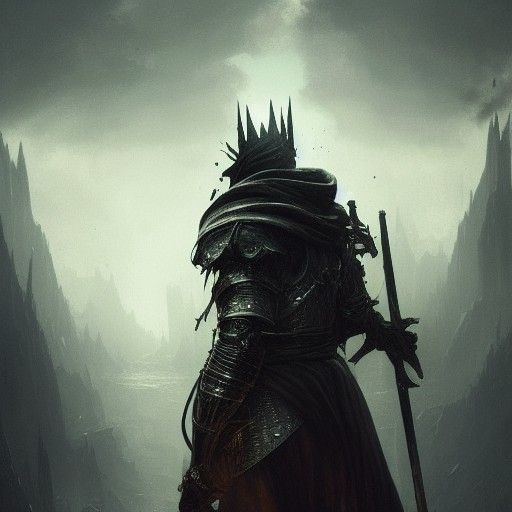 Dark Souls Inspired Dark Fantasy Concept Art