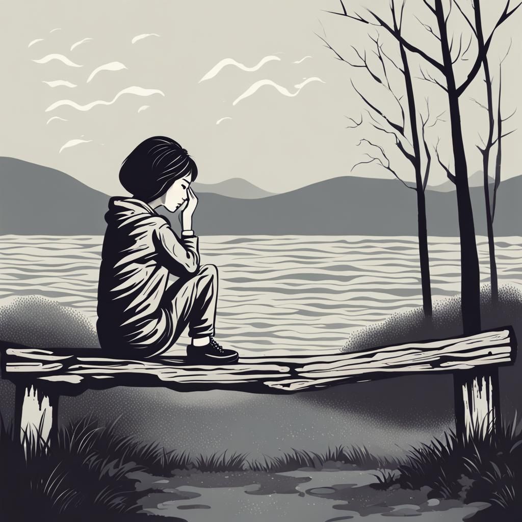 Heartbroken Woman's Quiet Despair