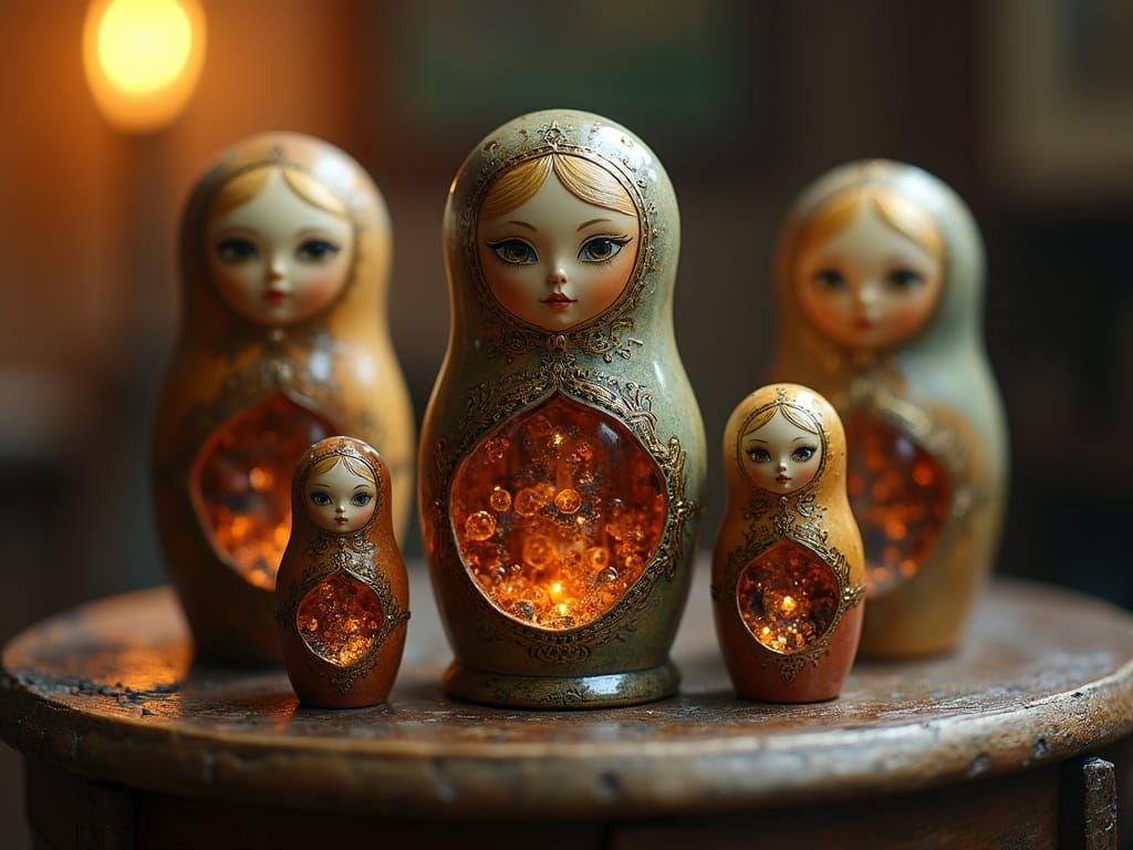 Cutaway Matryoshkas