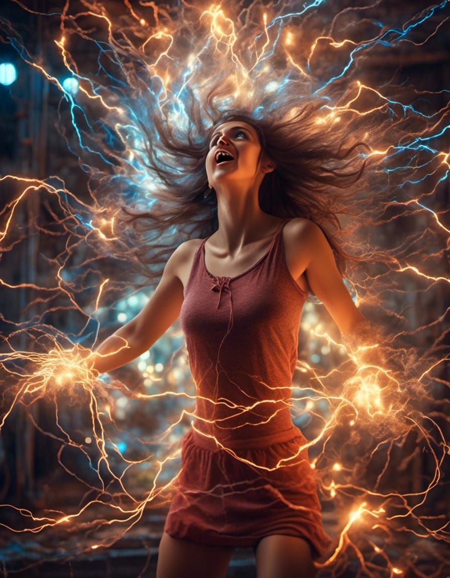 Young Woman Discovers Electrical Superpowers