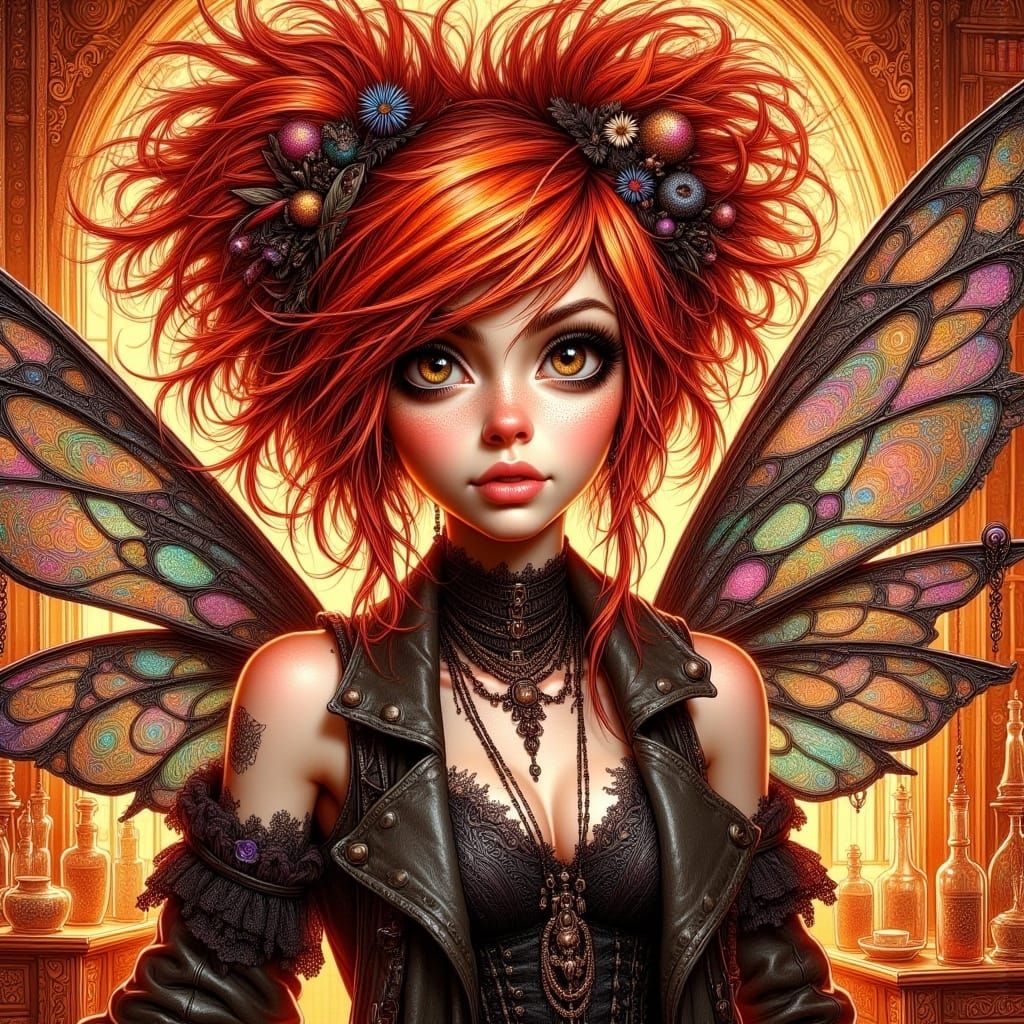 Crimson Pixie: Punk Rock Goth Glamour