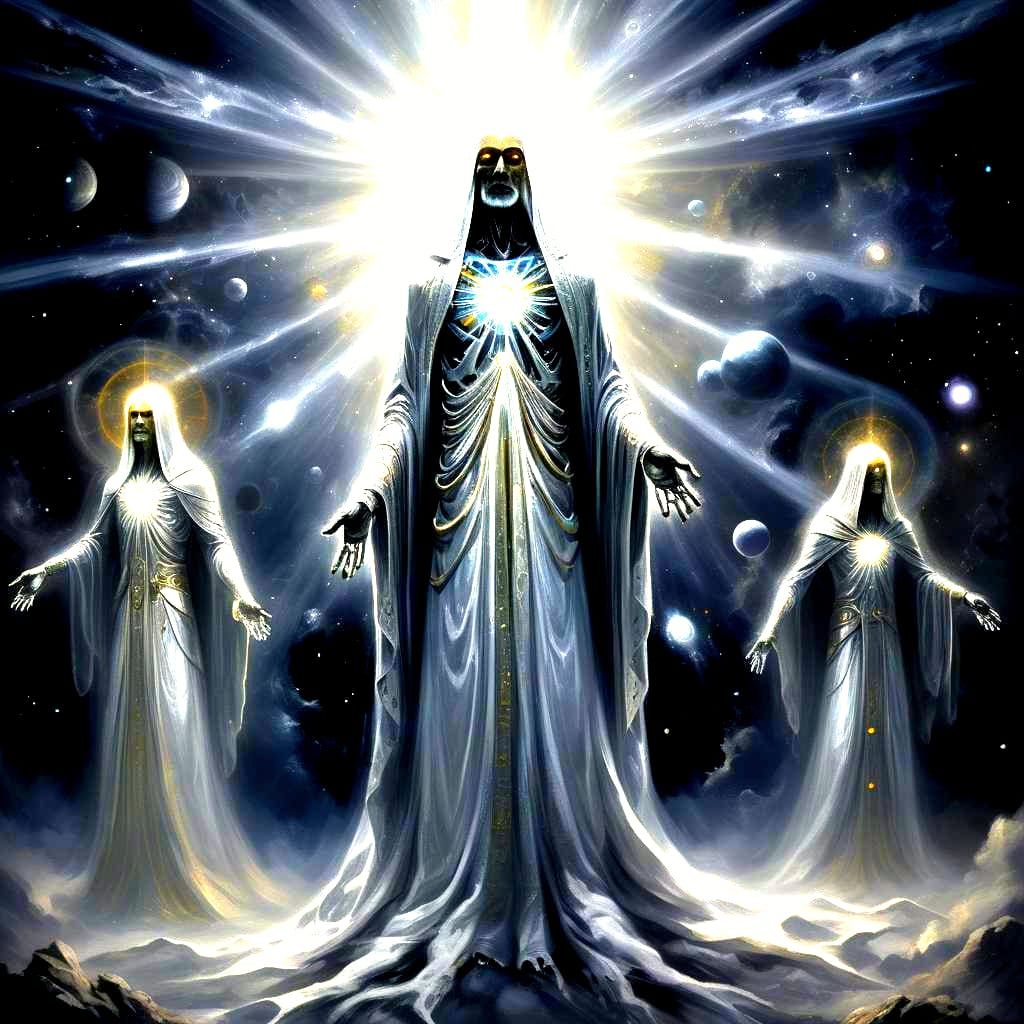 Cosmic Light Radiates Through Dark Fantasy Universe