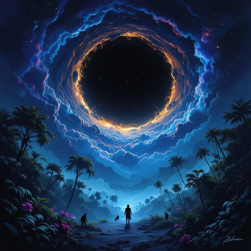 Cosmic Black Hole Reveals Alien Rainforest Gateway