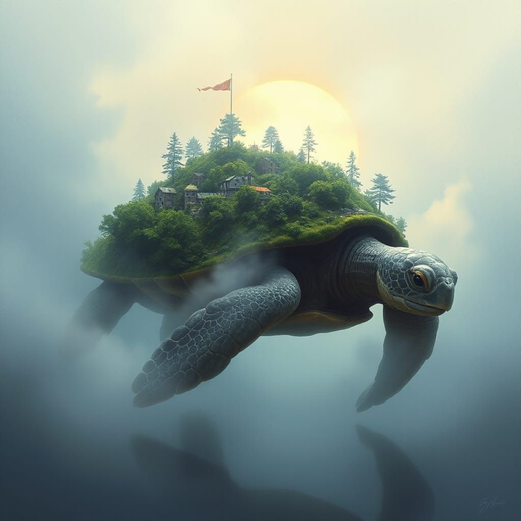 Giant Turtle City: A Forest Canopy Settlement
