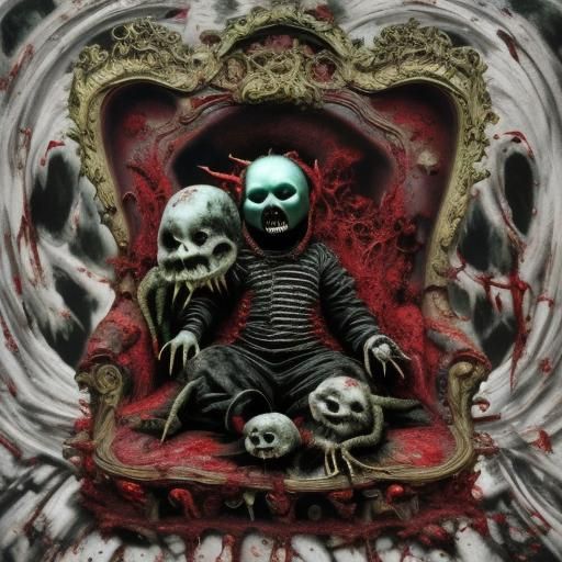 Grotesque Horrorcore Surrealism in 1980s Film Style