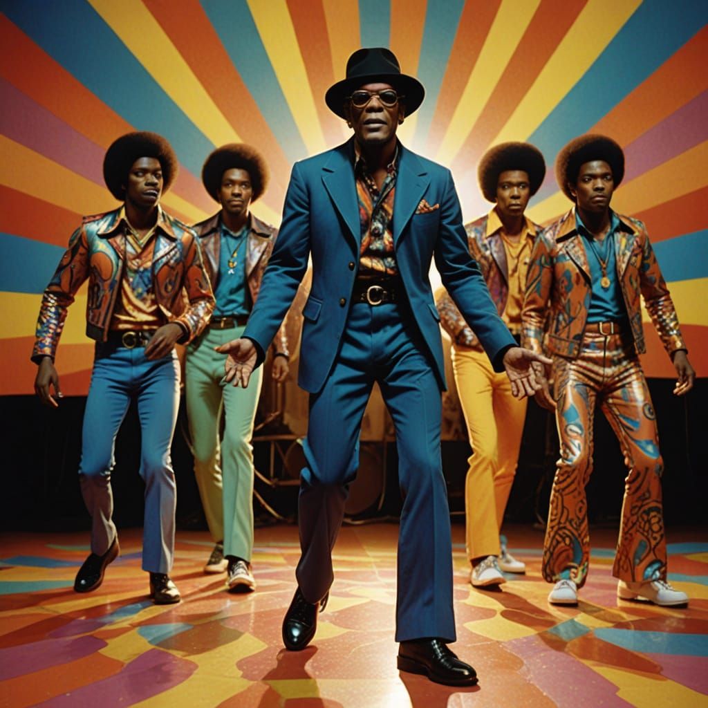 Funky Psychedelic Soul Icons Perform