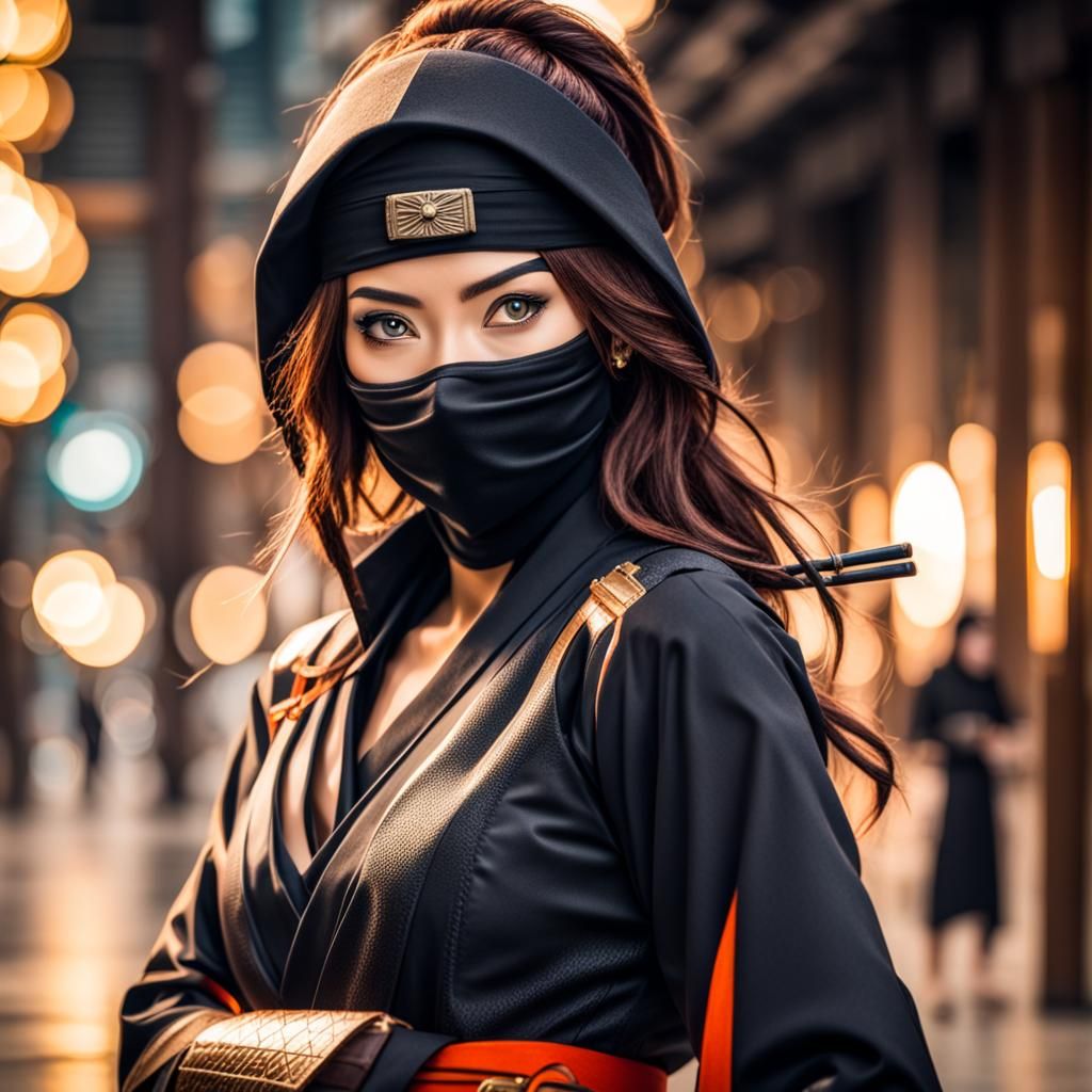 Ninja Spy Disguised as Commoner: Professional Photography