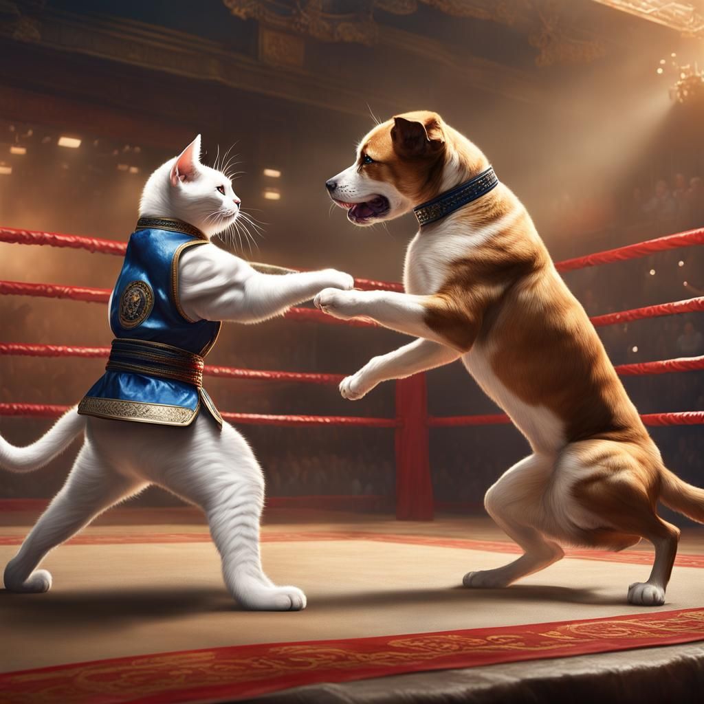 Epic Martial Arts Showdown: Cats vs Dogs