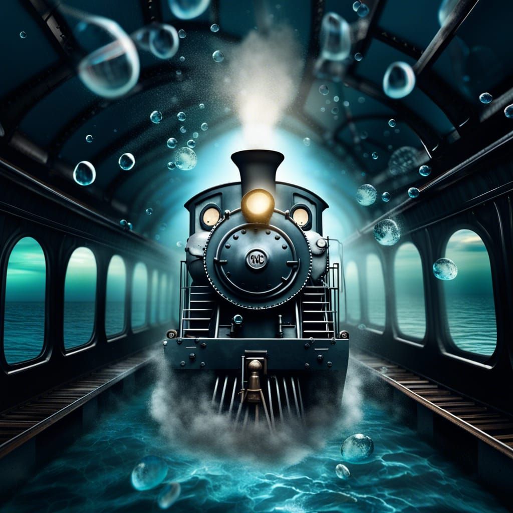 Underwater Train Adventure in 3D