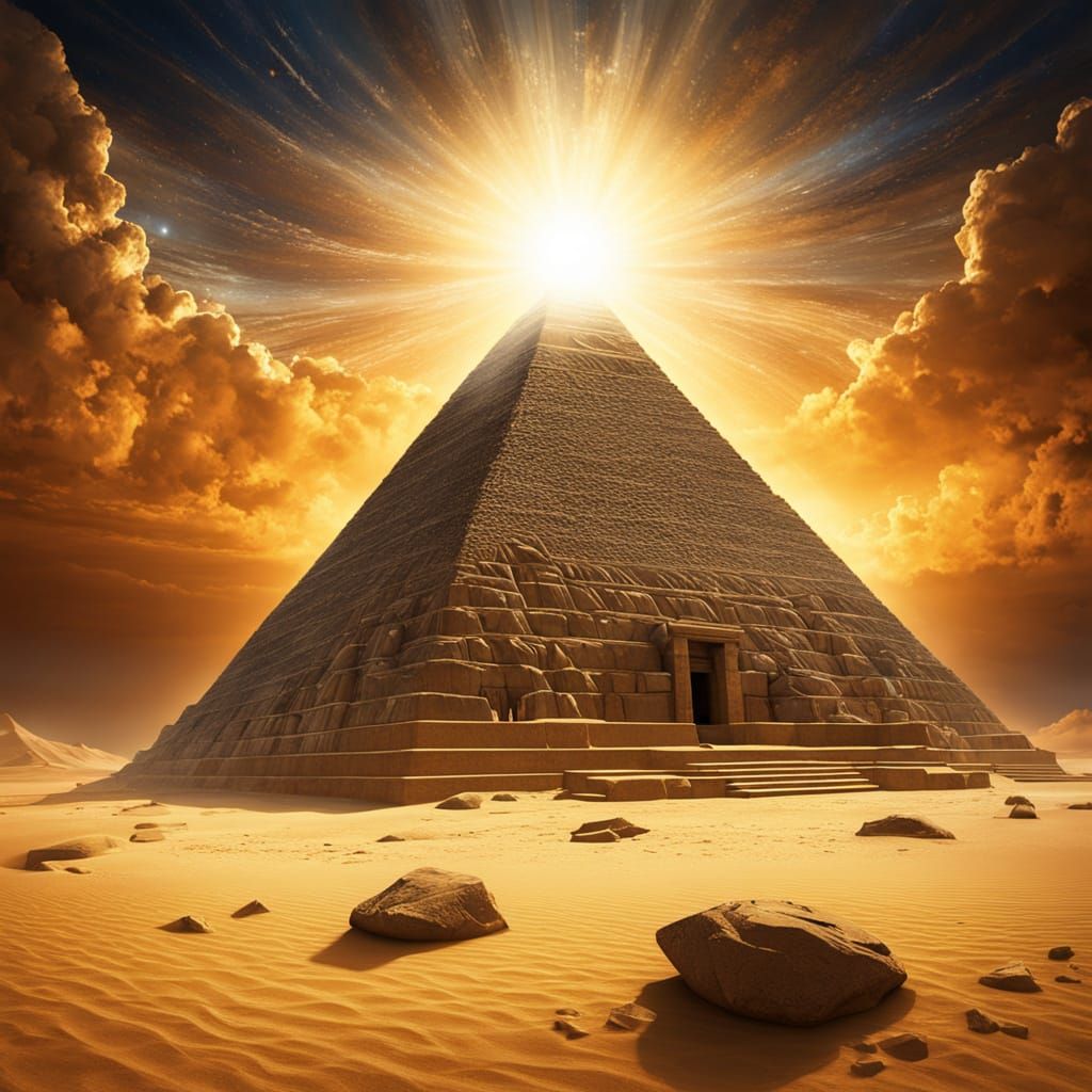 Mystical Egyptian Pyramid Sanctuary of Divine Knowledge