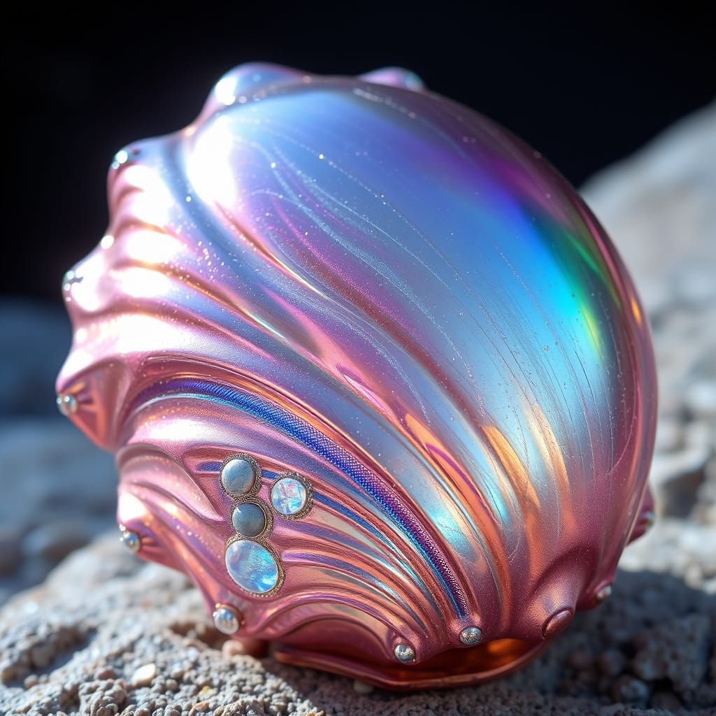Ethereal Metallic sea shell