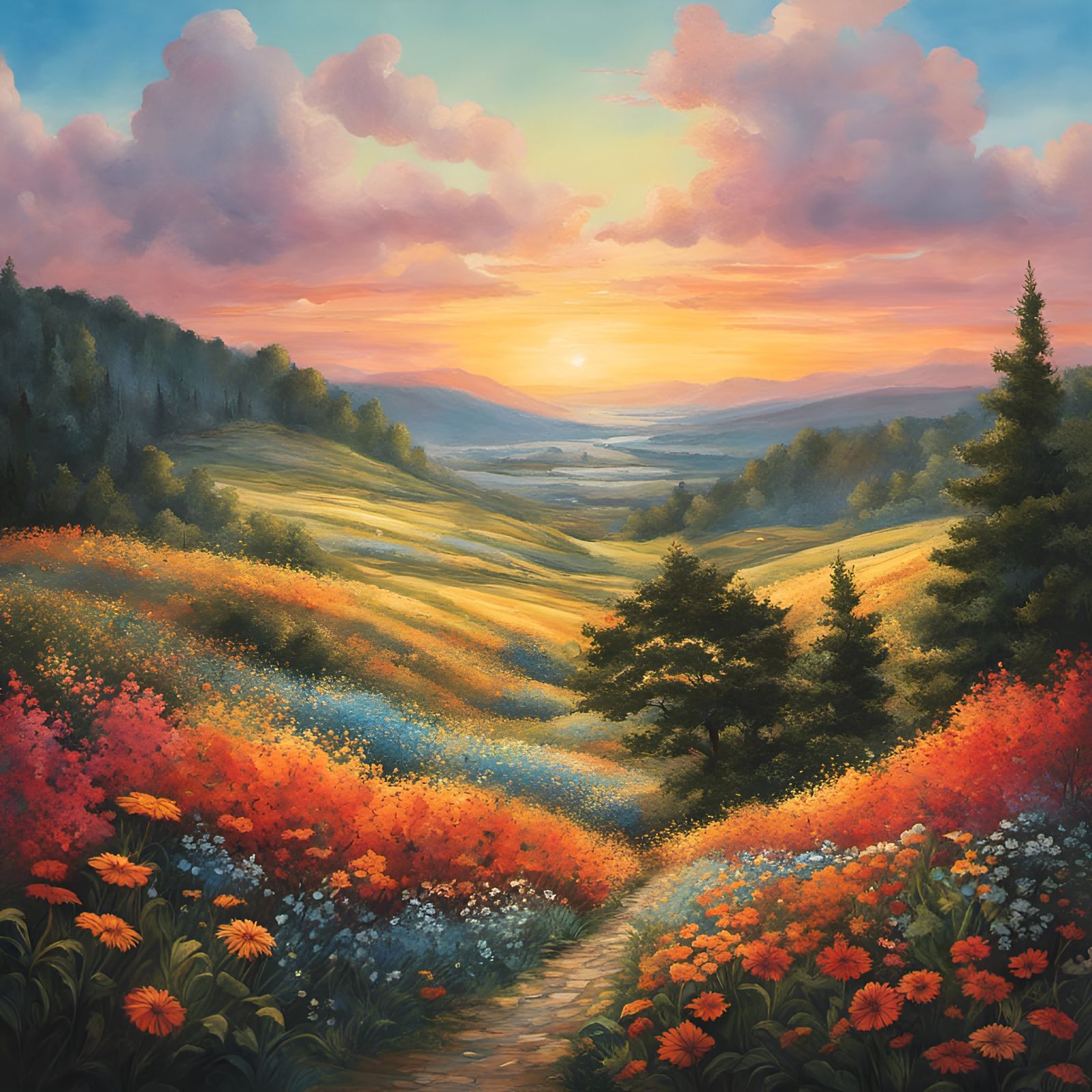 Earth as Pale Blue Dot: Watercolor Spacecore Art