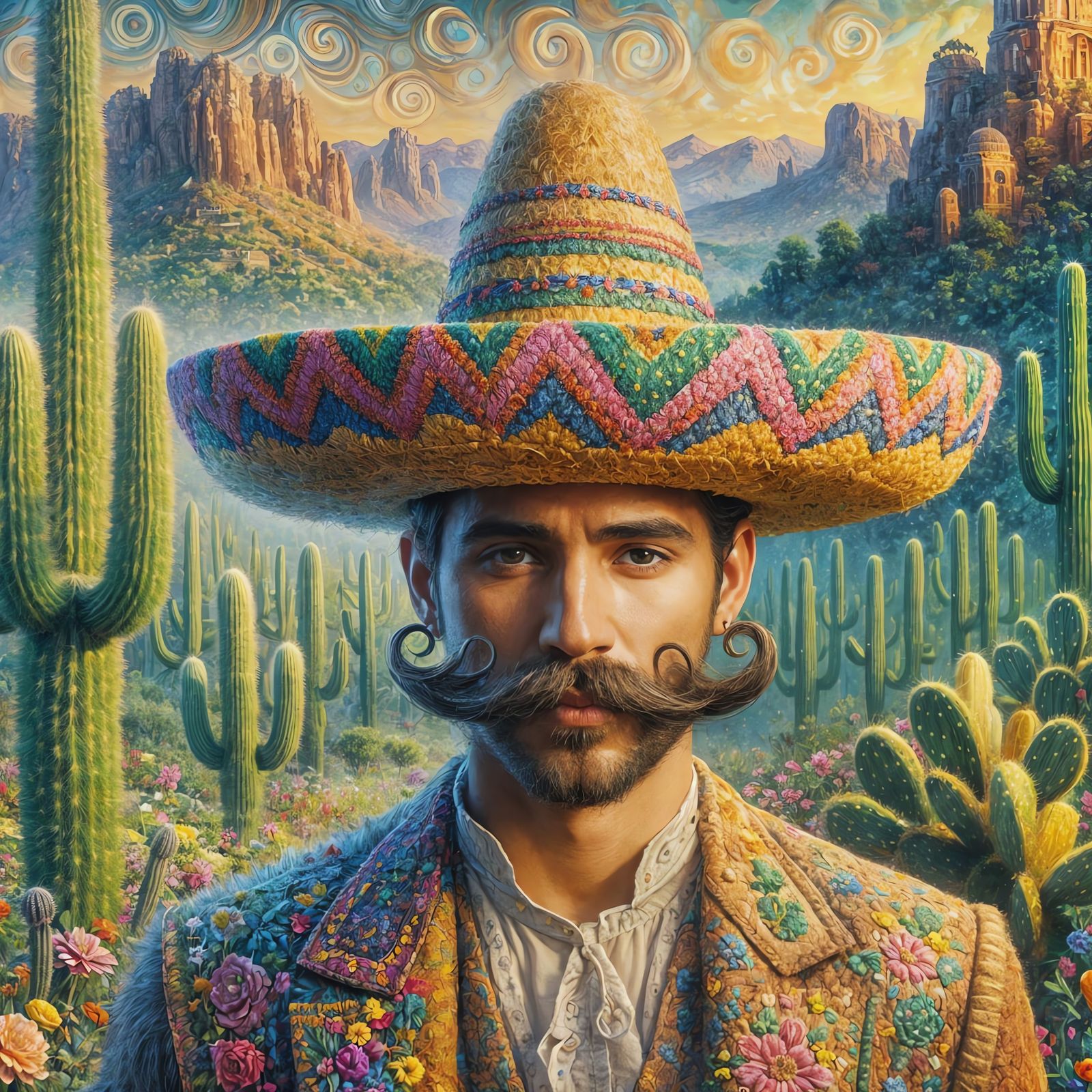 Homme (avec belle moustache !)