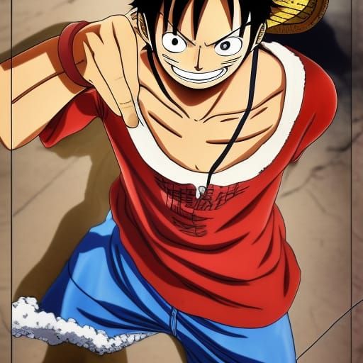 Luffy One Piece Anime Key Visual
