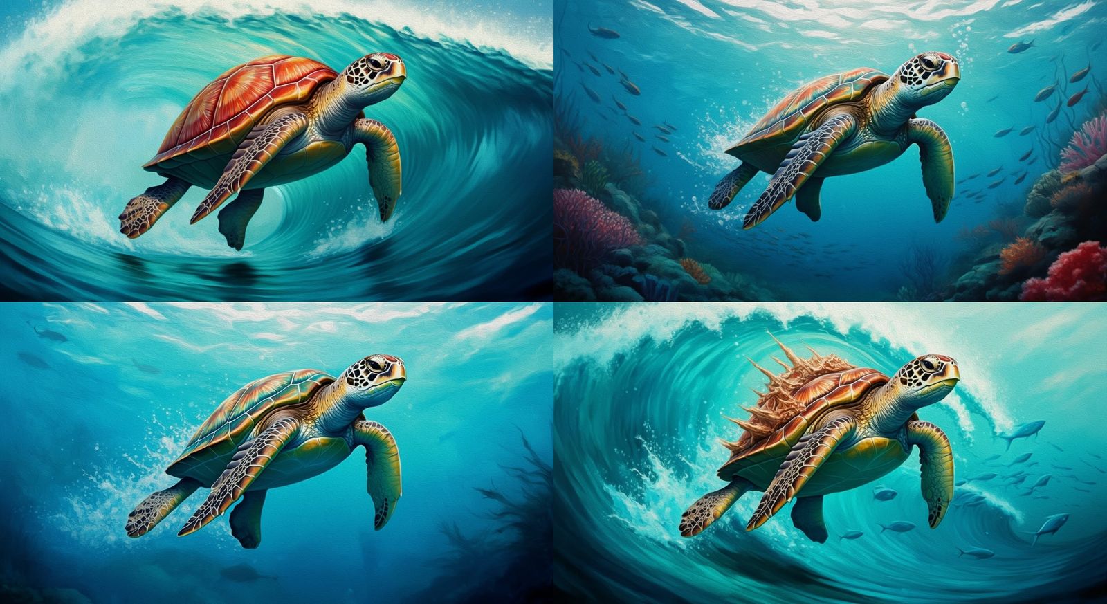 Turtle Human Hybrid in Action