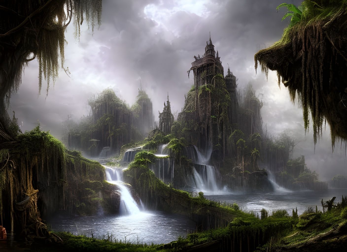 Creepy Swamp Temple Thing